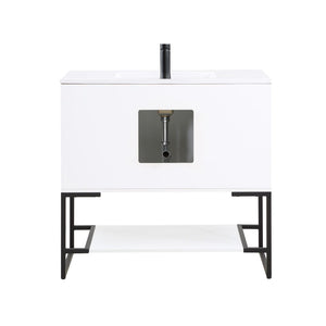 Manhattan Comfort Scarsdale Modern Vanity Sink White VS-3601-WH