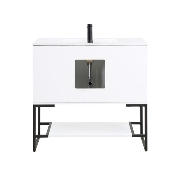 Manhattan Comfort Scarsdale Modern Vanity Sink White VS-3601-WH