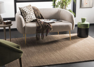 Safavieh Vision 606C Light Brown 6X8 Rug – Low-Profile 1/2" Pile, Power-Loomed Turkey, Durable Minimalist Decor VSN606C-68