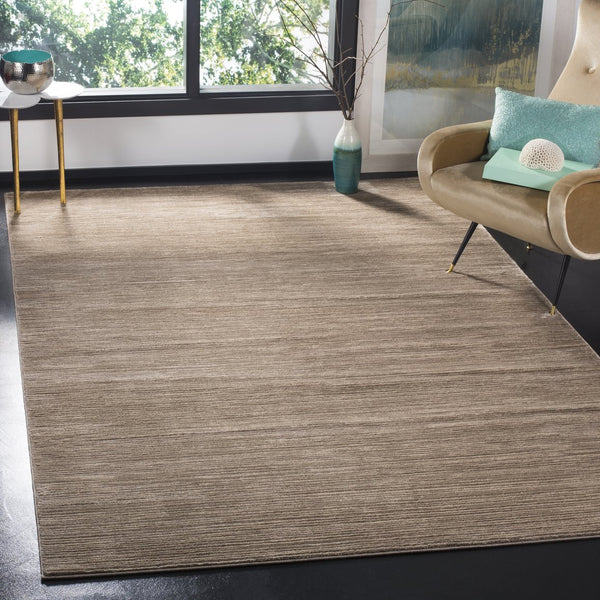 Safavieh Vision 606C Light Brown 6X8 Rug – Low-Profile 1/2" Pile, Power-Loomed Turkey, Durable Minimalist Decor VSN606C-68