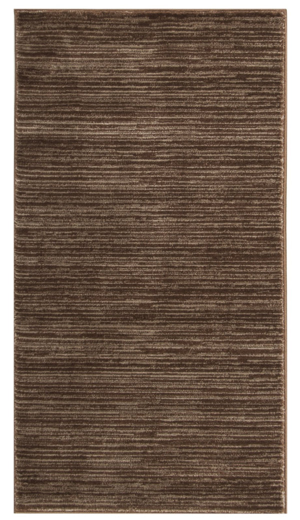 Safavieh Vision Solid Brown Area Rug — Low-Profile 1/2" Pile, Durable Poly Blend, Turkish Power-Loomed Quality 7'-0" x 10'-0" VSN606E-7