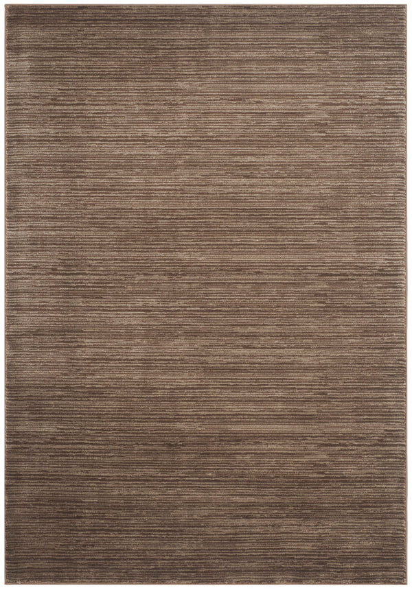 Safavieh Vision Solid Brown Area Rug — Low-Profile 1/2" Pile, Durable Poly Blend, Turkish Power-Loomed Quality 7'-0" x 10'-0" VSN606E-7