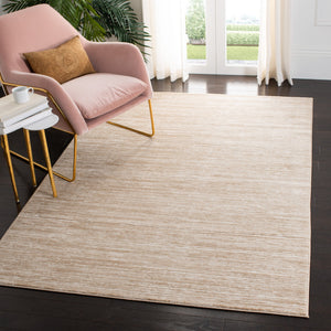 Safavieh Vision 606F Cream 6X8 Area Rug – Neutral CrèMe Minimalist Power-Loomed Turkish Blend, Durable Softness VSN606F-68