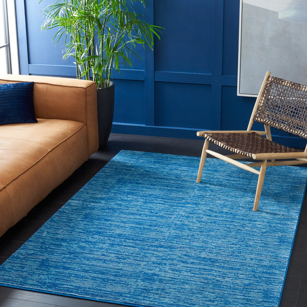 Safavieh Vision Elegant Turkish Textile Area Rug - Luxurious Comfort With Timeless Design For Any Space Blue 49% Polypropylene,30% Cotton,21% Polyester Vsn606m-5sq