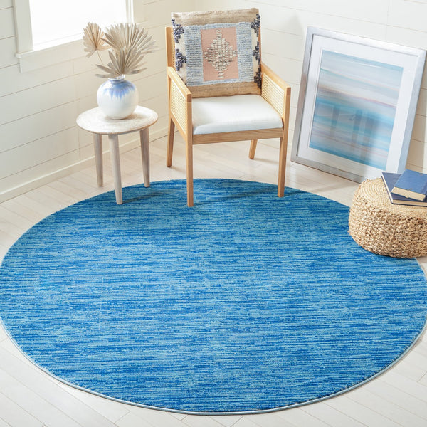 Safavieh Vision Elegant Turkish Textile Area Rug - Luxurious Comfort With Timeless Design For Any Space Blue 49% Polypropylene,30% Cotton,21% Polyester Vsn606m-5sq