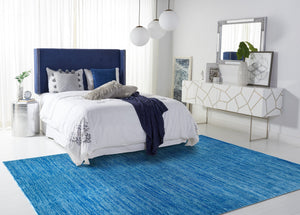 Safavieh Vision Elegant Turkish Textile Area Rug - Luxurious Comfort With Timeless Design For Any Space Blue 49% Polypropylene,30% Cotton,21% Polyester Vsn606m-5sq