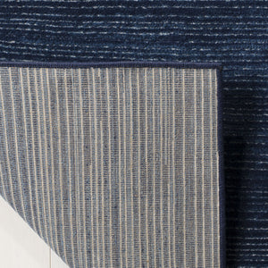 Safavieh Vision Navy Area Rug — Power‑Loomed Turkish Solid Deep Blue For Modern Minimalist Spaces, Durable Soft 6'-0" x 8'-0" VSN606N-68