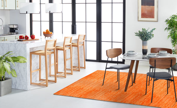 Safavieh Vision Elegant Turkish Textile Area Rug - Luxurious Comfort With Timeless Design For Any Space Orange 49% Polypropylene,30% Cotton,21% Polyester Vsn606p-10