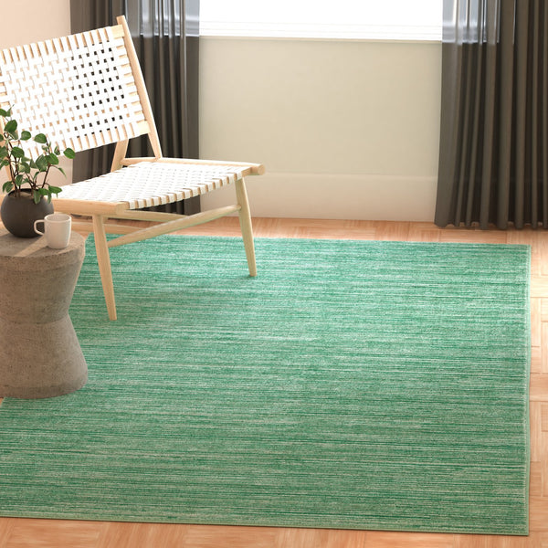 Safavieh Vision Elegant Turkish Textile Area Rug - Luxurious Comfort With Timeless Design For Any Space Light Green 49% Polypropylene,30% Cotton,21% Polyester Vsn606x-5sq