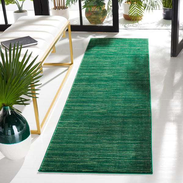 Safavieh Vision Elegant Turkish Textile Area Rug - Luxurious Comfort With Timeless Design For Any Space Dark Green 49% Polypropylene,30% Cotton,21% Polyester Vsn606y-10r