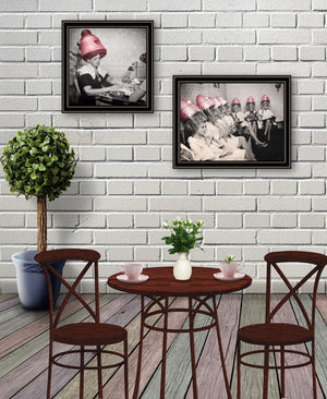 English Elm "the the Salon Collection Four Piece Black Framed Wall Art Set for Living Room Decor B06789463