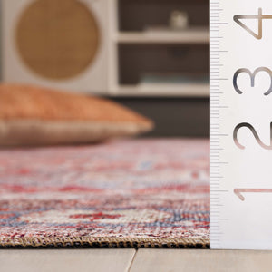 Safavieh Vintage Serapi 600q Red / Orange / Grey Red Orange ,Grey Polyester Chenille Vsp600q-5