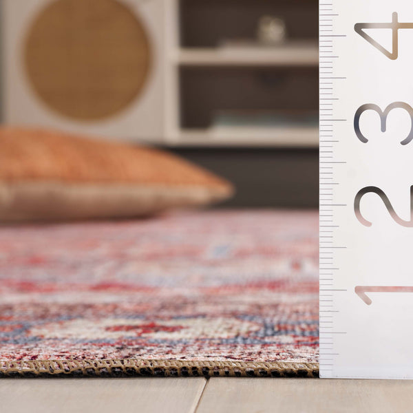 Safavieh Vintage Serapi 600q Red / Orange / Grey Red Orange ,Grey Polyester Chenille Vsp600q-5