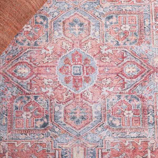 Safavieh Vintage Serapi 600q Red / Orange / Grey Red Orange ,Grey Polyester Chenille Vsp600q-5