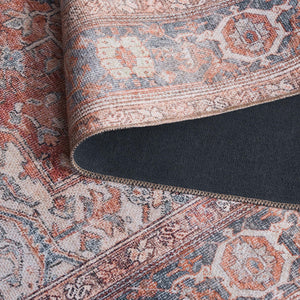 Safavieh Vintage Serapi 600q Red / Orange / Grey Red Orange ,Grey Polyester Chenille Vsp600q-5