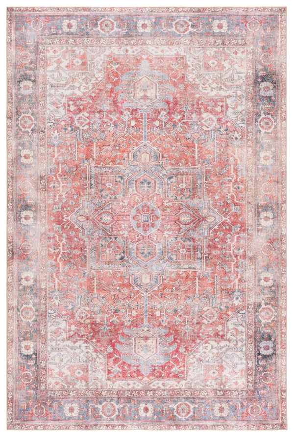 Safavieh Vintage Serapi 600q Red / Orange / Grey Red Orange ,Grey Polyester Chenille Vsp600q-5