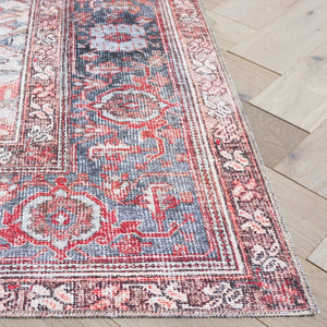 Safavieh Vintage Serapi 600q Red / Orange / Grey Red Orange ,Grey Polyester Chenille Vsp600q-8