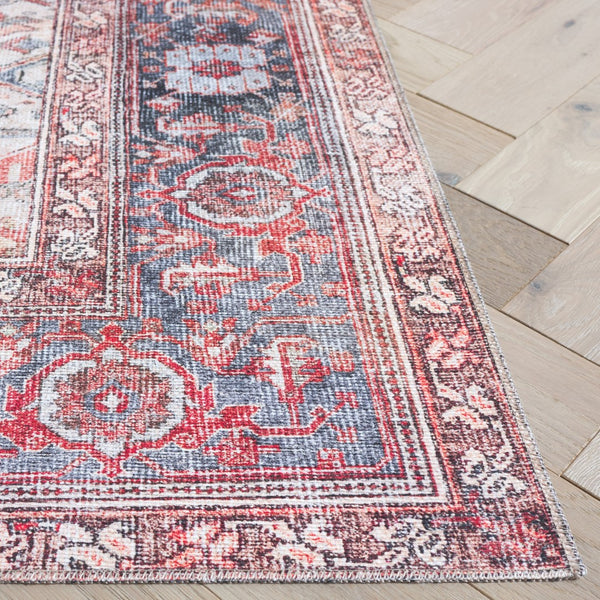 Safavieh Vintage Serapi 600q Red / Orange / Grey Red Orange ,Grey Polyester Chenille Vsp600q-8