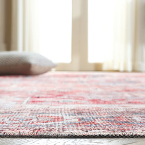 Safavieh Vintage Serapi 600q Red / Orange / Grey Red Orange ,Grey Polyester Chenille Vsp600q-8