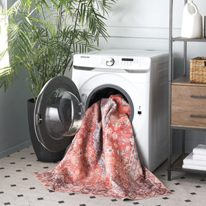 Safavieh Vintage Serapi 602q Red / Blue Red ,Blue Polyester Chenille Vsp602q-5