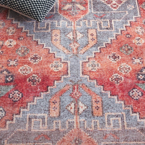 Safavieh Vintage Serapi 602q Red / Blue Red ,Blue Polyester Chenille Vsp602q-6