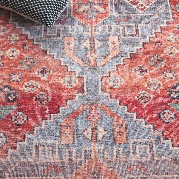 Safavieh Vintage Serapi 602q Red / Blue Red ,Blue Polyester Chenille Vsp602q-6