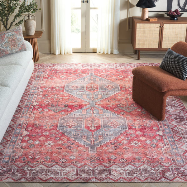 Safavieh Vintage Serapi 602q Red / Blue Red ,Blue Polyester Chenille Vsp602q-6