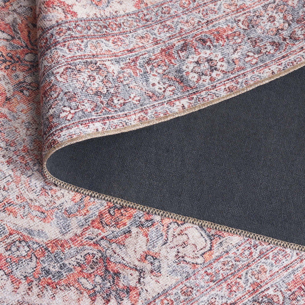 Safavieh Vintage Serapi 604q Red / Orange / Blue Red Orange ,Blue Polyester Chenille Vsp604q-6