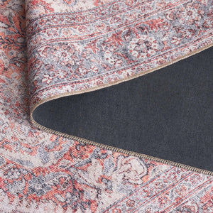Safavieh Vintage Serapi 604q Red / Orange / Blue Red Orange ,Blue Polyester Chenille Vsp604q-6