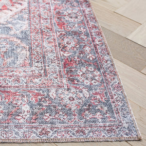 Safavieh Vintage Serapi 604q Red / Orange / Blue Red Orange ,Blue Polyester Chenille Vsp604q-8