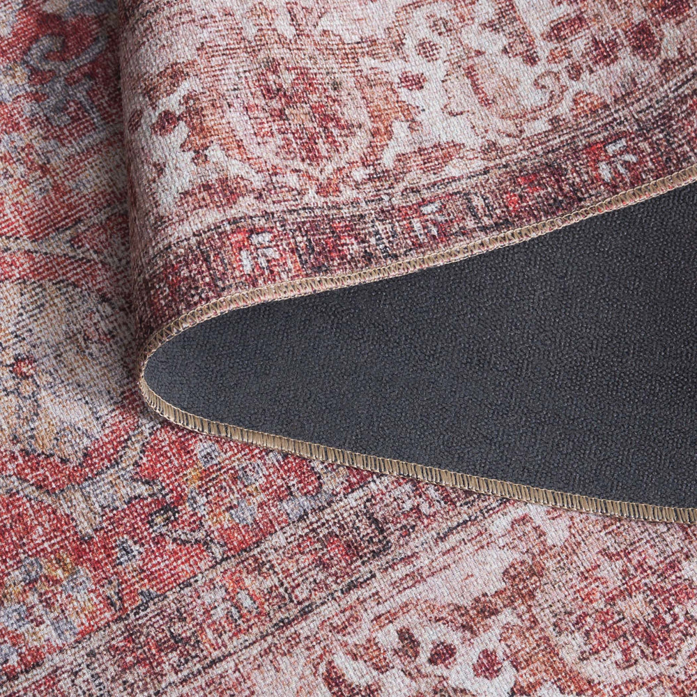 Safavieh Vintage Serapi 606q Red / Navy Red ,Navy Polyester Chenille Vsp606q-6