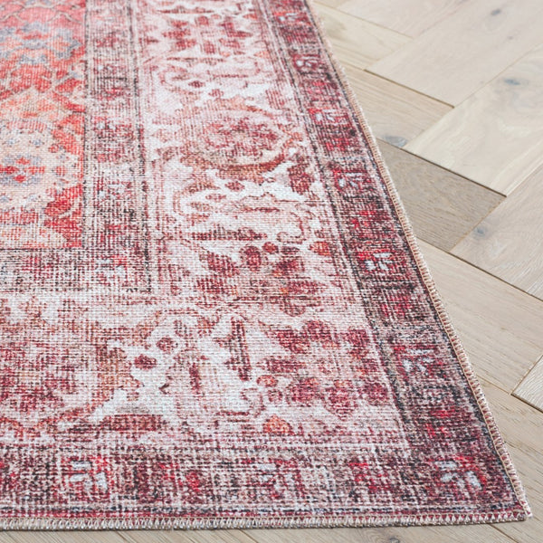 Safavieh Vintage Serapi 606q Red / Navy Red ,Navy Polyester Chenille Vsp606q-8