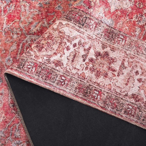 Safavieh Vintage Serapi 606q Red / Navy Red ,Navy Polyester Chenille Vsp606q-8