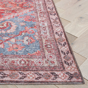 Safavieh Vintage Serapi 608q Red / Blue Red ,Blue Polyester Chenille Vsp608q-9