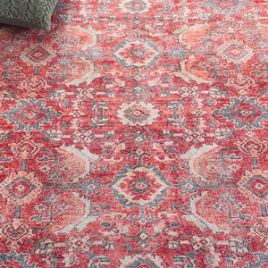 Safavieh Vintage Serapi 608q Red / Blue Red ,Blue Polyester Chenille Vsp608q-9