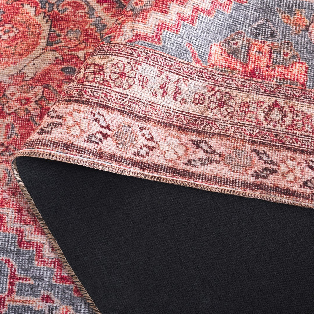 Safavieh Vintage Serapi 608q Red / Blue Red ,Blue Polyester Chenille Vsp608q-9