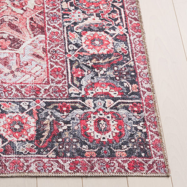 Safavieh Vintage Serapi 610u Pink / Blue Pink ,Blue Polyester Chenille Vsp610u-5