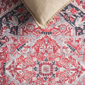 Safavieh Vintage Serapi 610u Pink / Blue Pink ,Blue Polyester Chenille Vsp610u-5