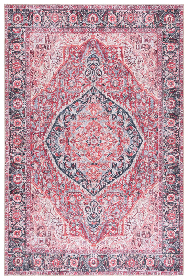 Safavieh Vintage Serapi 610u Pink / Blue Pink ,Blue Polyester Chenille Vsp610u-5
