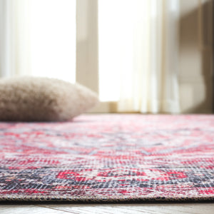 Safavieh Vintage Serapi 610u Pink / Blue Pink ,Blue Polyester Chenille Vsp610u-6