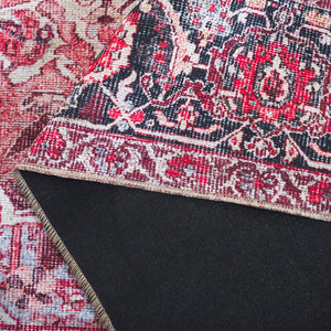 Safavieh Vintage Serapi 610u Pink / Blue Pink ,Blue Polyester Chenille Vsp610u-6