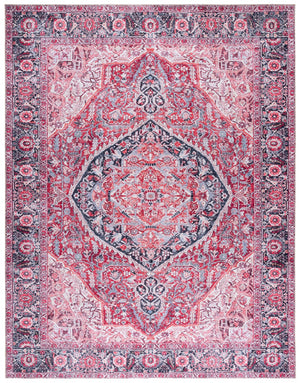 Safavieh Vintage Serapi 610u Pink / Blue Pink ,Blue Polyester Chenille Vsp610u-6