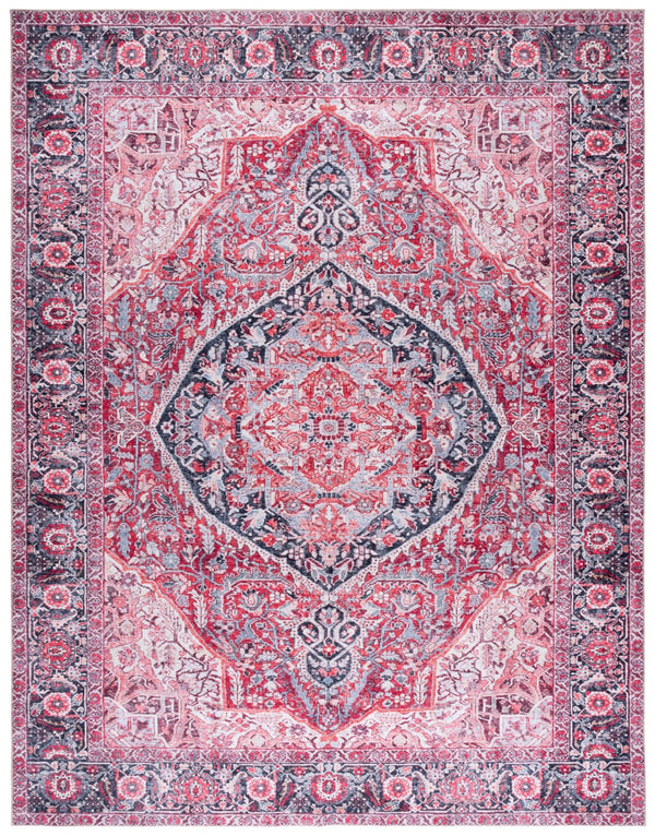 Safavieh Vintage Serapi 610u Pink / Blue Pink ,Blue Polyester Chenille Vsp610u-6