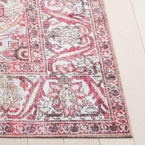 Safavieh Vintage Serapi 612q Red / Light Green Red ,Light Green Polyester Chenille Vsp612q-5