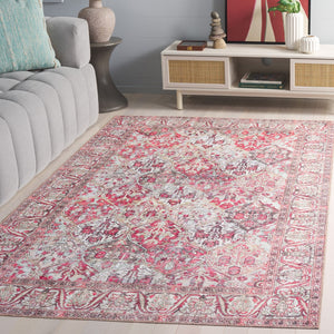 Safavieh Vintage Serapi 612q Red / Light Green Red ,Light Green Polyester Chenille Vsp612q-5