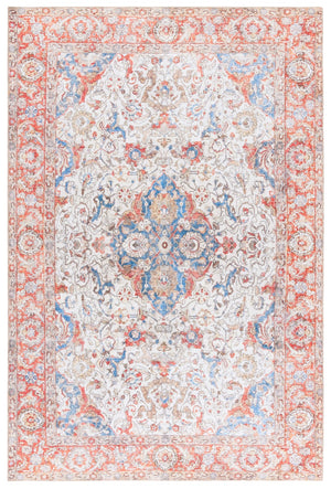 Safavieh Vintage Serapi 614q Red / Orange / Blue Red Orange ,Blue Polyester Chenille Vsp614q-5