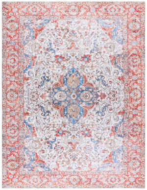 Safavieh Vintage Serapi 614q Red / Orange / Blue Red Orange ,Blue Polyester Chenille Vsp614q-9