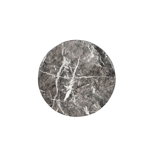 Lh Imports Yves Side Table - Versatile Indoor/Outdoor Furniture For Drinks, Books, Or Lamps - Weather Resistant Black,White,Grey Concrete Vt078