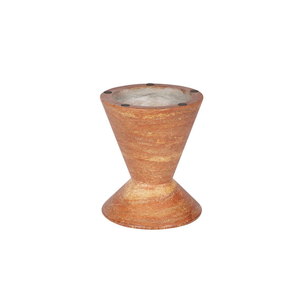 Lh Imports Rumi Side Table - Versatile Indoor/Outdoor Design, Perfect For Home Beautification & All Climates! Orange Concrete Vt079