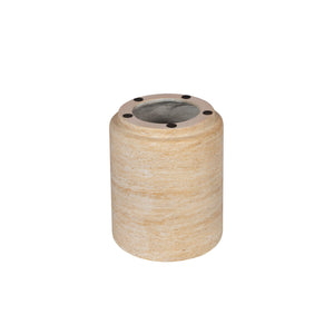 Lh Imports Zac Multifunctional Side Table & Seating Stool - Stylish Indoor/Outdoor Decor For Any Space Beige Concrete Vt080